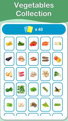 Vegetables Cards android App screenshot 5